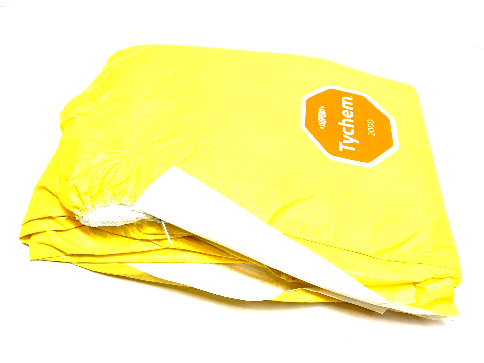 QC127SYLXL001200 | DuPont Tychem 2000 Coverall XL Yellow Attached Hood PKG OF 12 - New - Maverick Industrial Sales