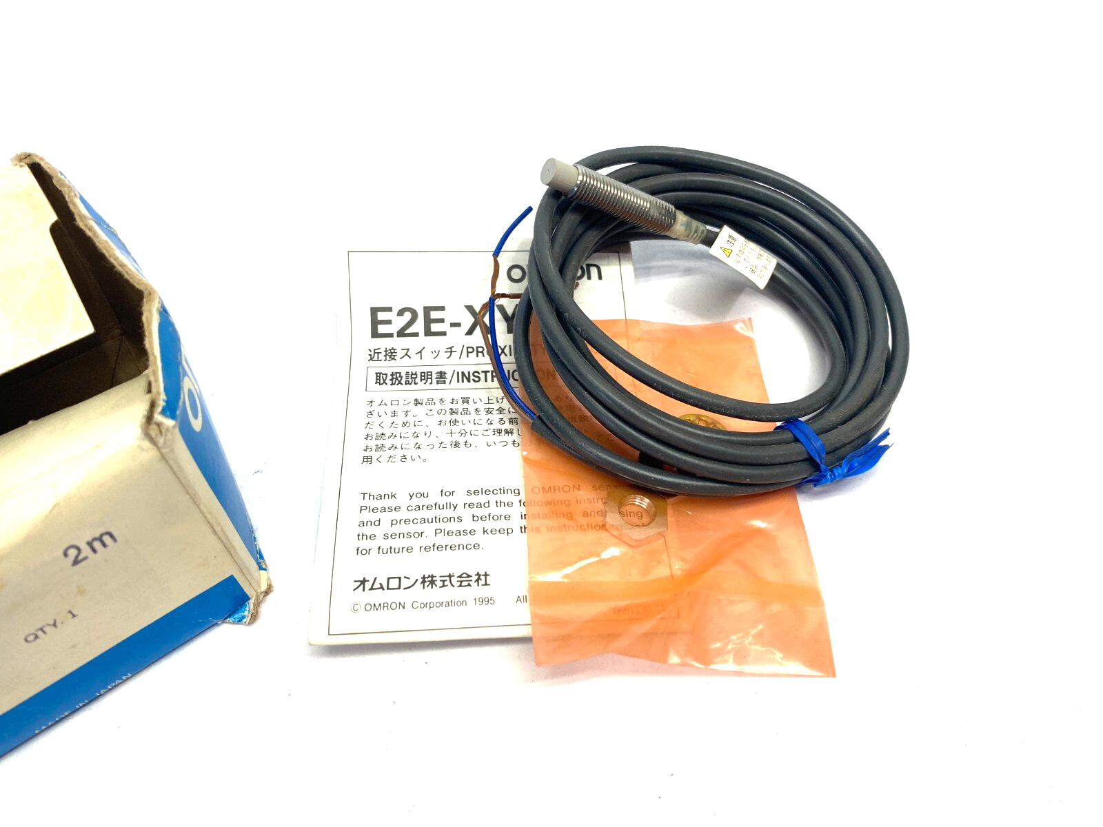 Omron E2E-X2MY1 Standard Inductive Proximity Sensor AC 2-Wire 24-240VAC 2m - Maverick Industrial Sales