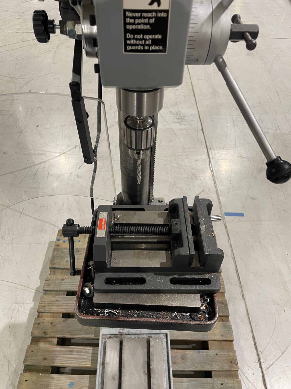 Dake SB-16 Floor Drill Press, 1/2 HP /.375 KW, 110V, 2014 - Maverick Industrial Sales