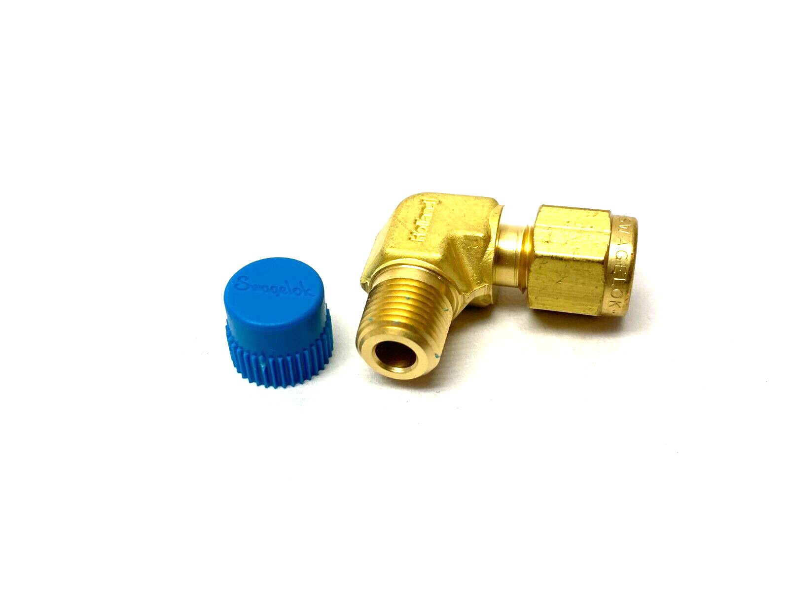 Swagelok B-300-2-2 Brass Male Compression Elbow Fitting 3/16" Tube x 1/8" Pipe - Maverick Industrial Sales