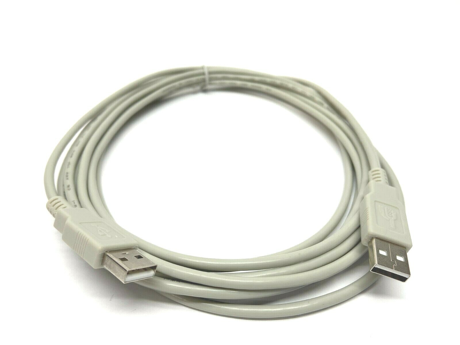 Battleborn USB2-15 15' FT USB 2.0 A Male to A Male Beige Cordset - Maverick Industrial Sales