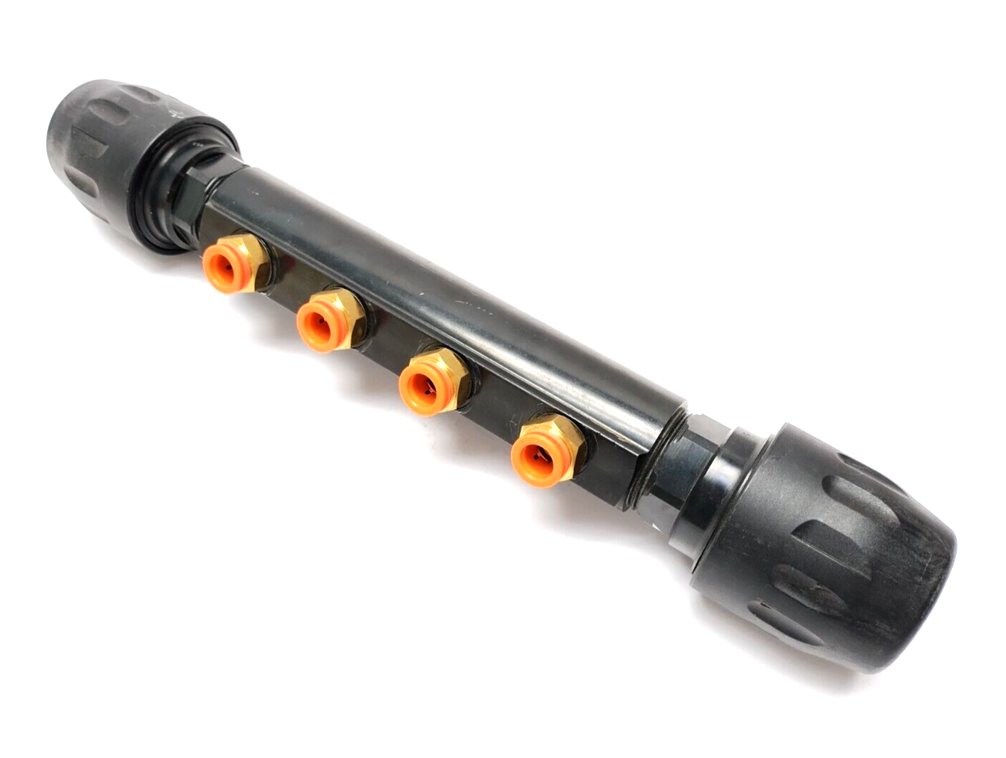 Parker 6651 40 12 04 Transair 4-Port Manifold w/ Fittings, 1-1/2" Pipe OD - Maverick Industrial Sales