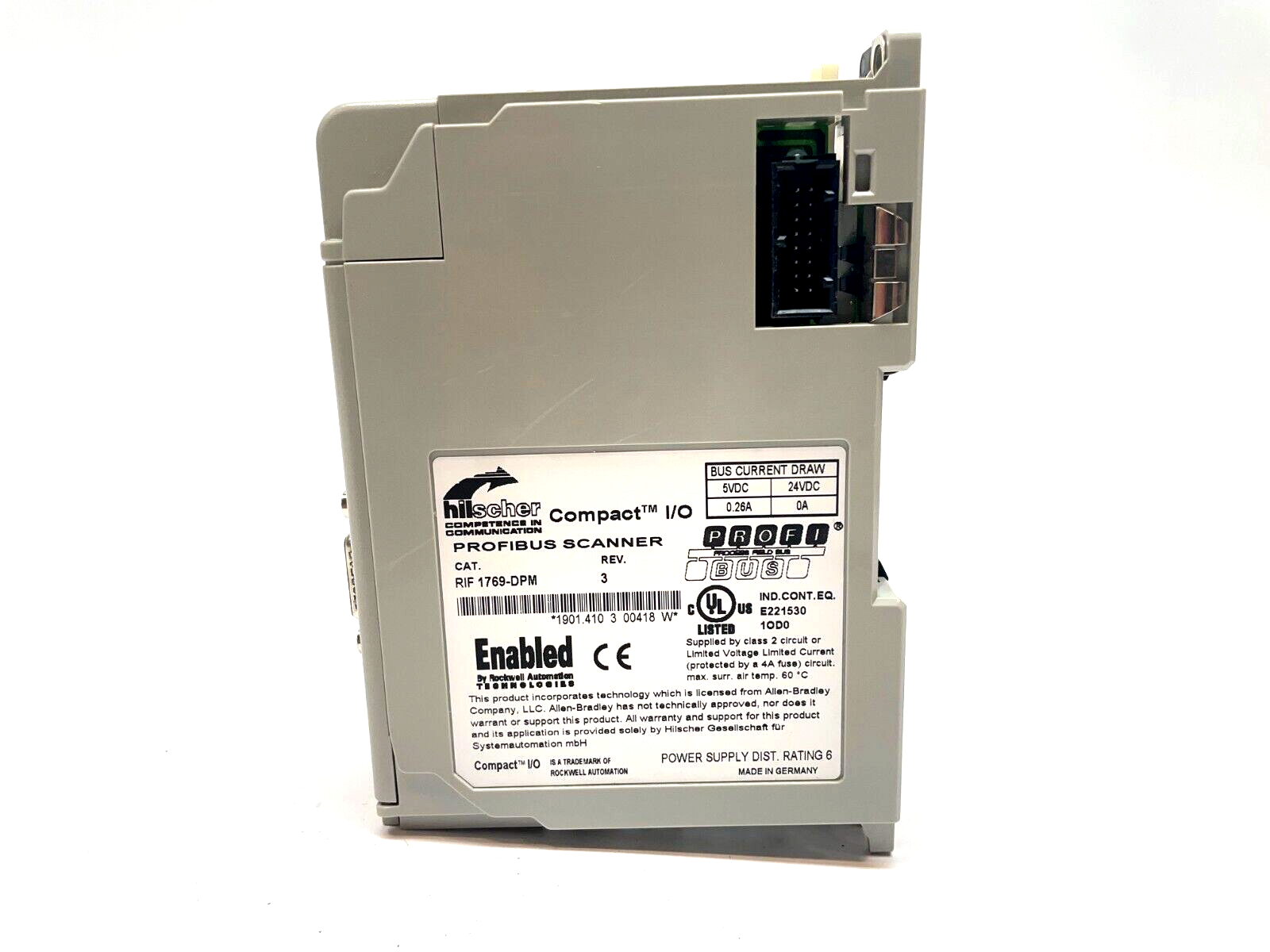 RIF 1769-DPM | Hilscher RIF 1769-DPM Rev. 3 Profibus Scanner ...