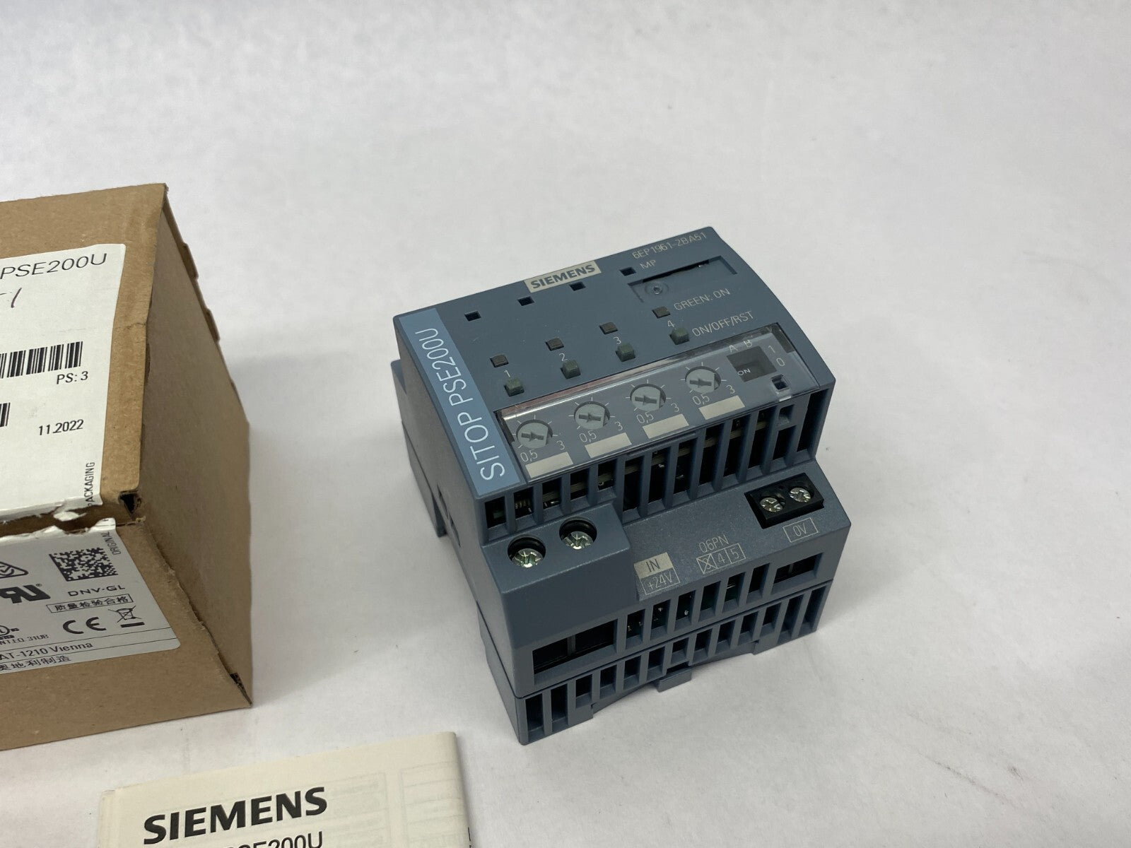 Siemens 6EP1961-2BA51 SITOP PSE200U Selectivity Module 4-Channel Input - Maverick Industrial Sales