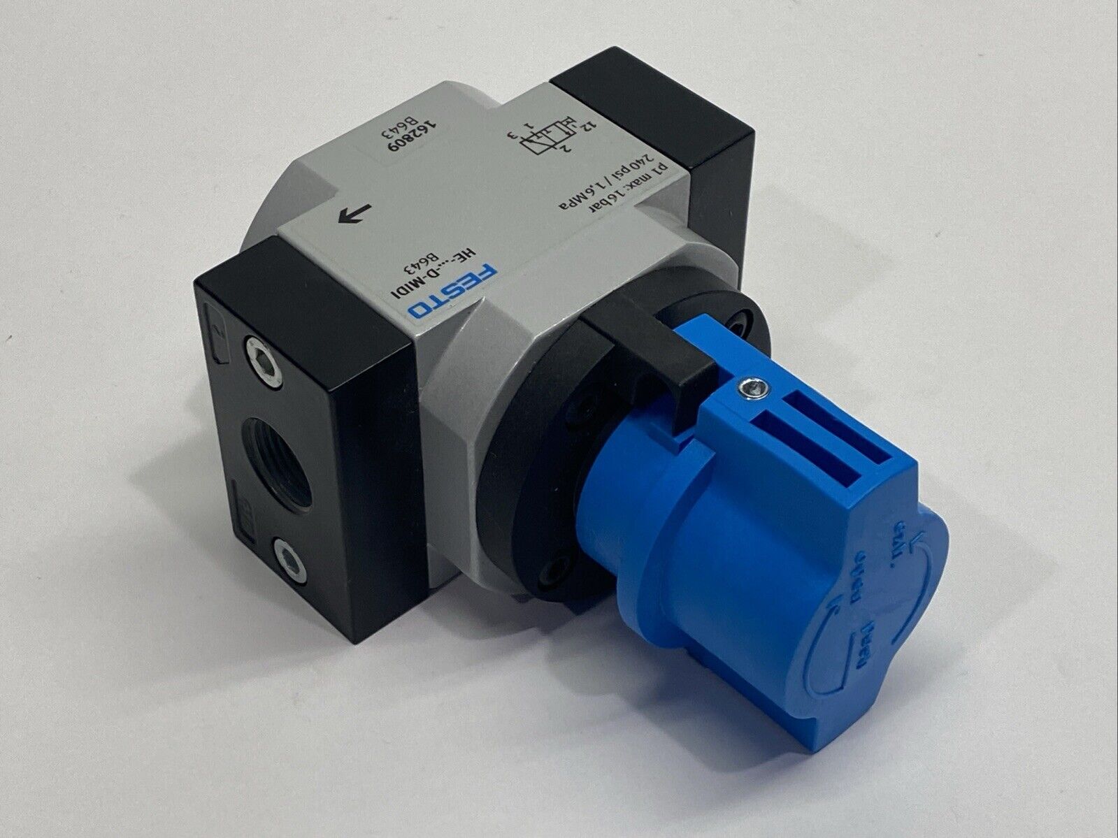 Festo HE-3/8-D-MIDI On/Off Valve 162809 - Maverick Industrial Sales