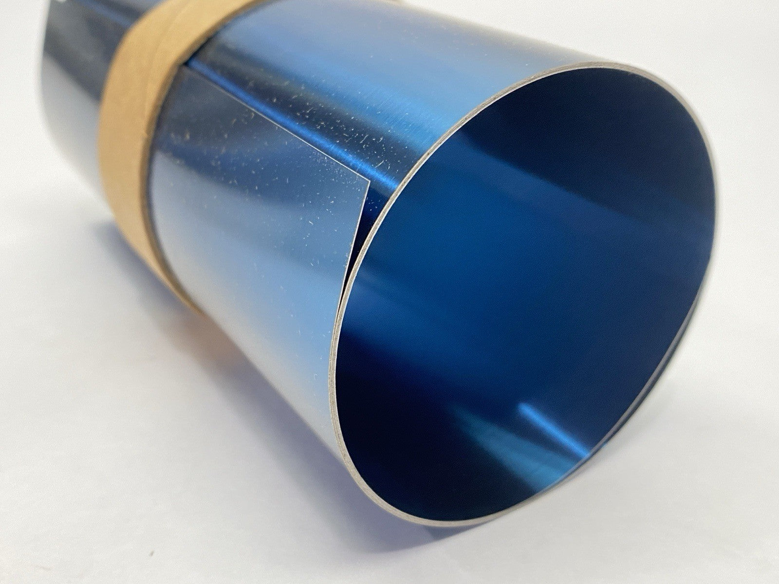 TBI M-6BLT50-6 Blue Tempered Spring Steel 6" Wide 0.006" Thick 50" Length - Maverick Industrial Sales