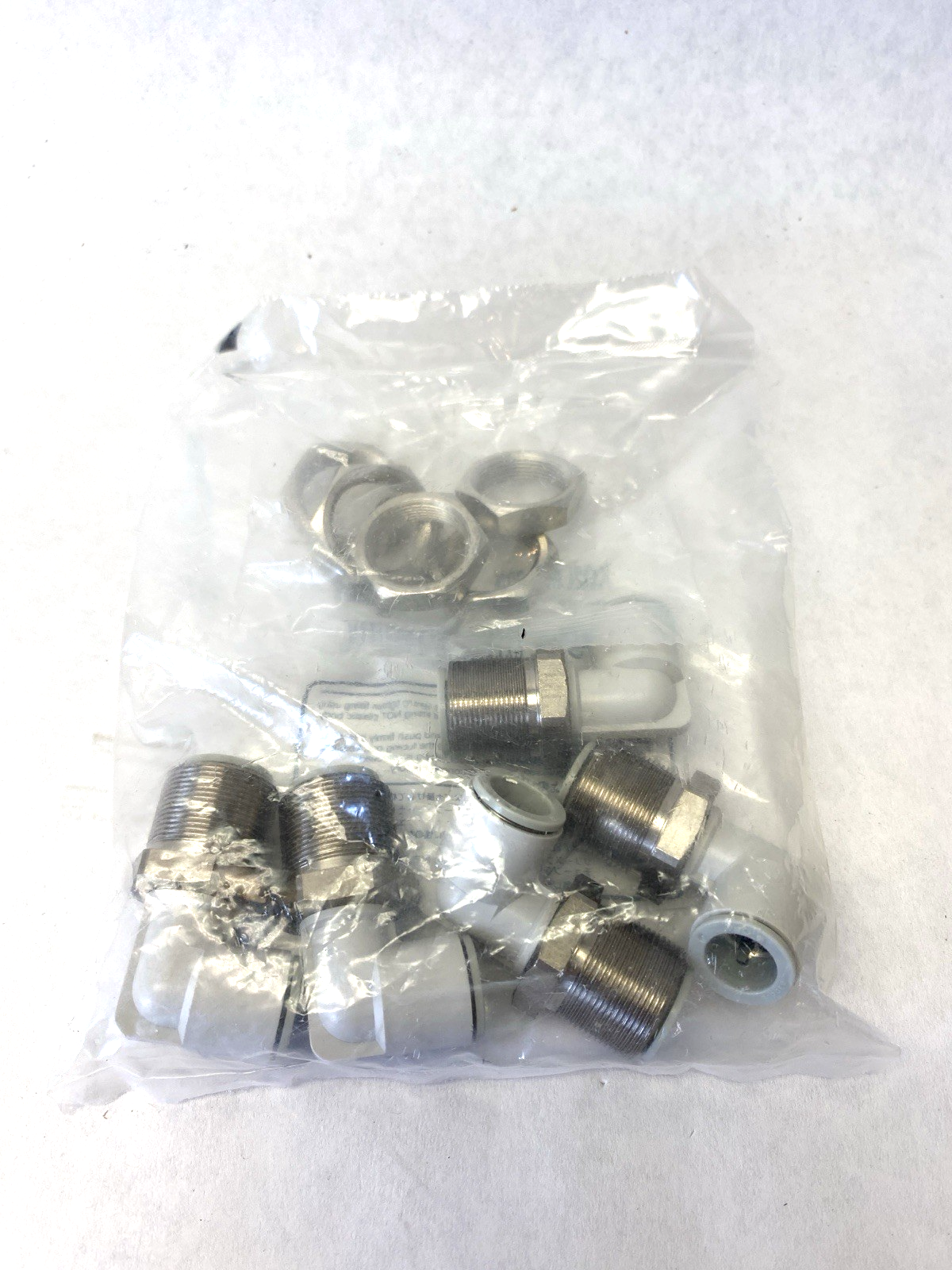 SMC Fittings KQ2LE12-00N Bulkhead Make Elbow Fitting Bag of 5 - Maverick Industrial Sales