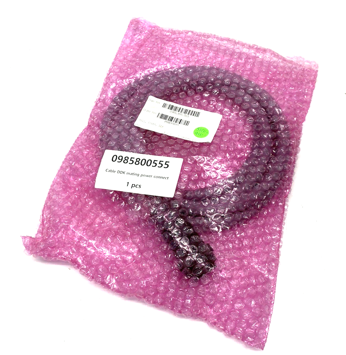 0985.800.555 | Single Ended DDK Power Connect Cable 4-Pole Female to Flying Leads - New – Open box - Maverick Industrial Sales