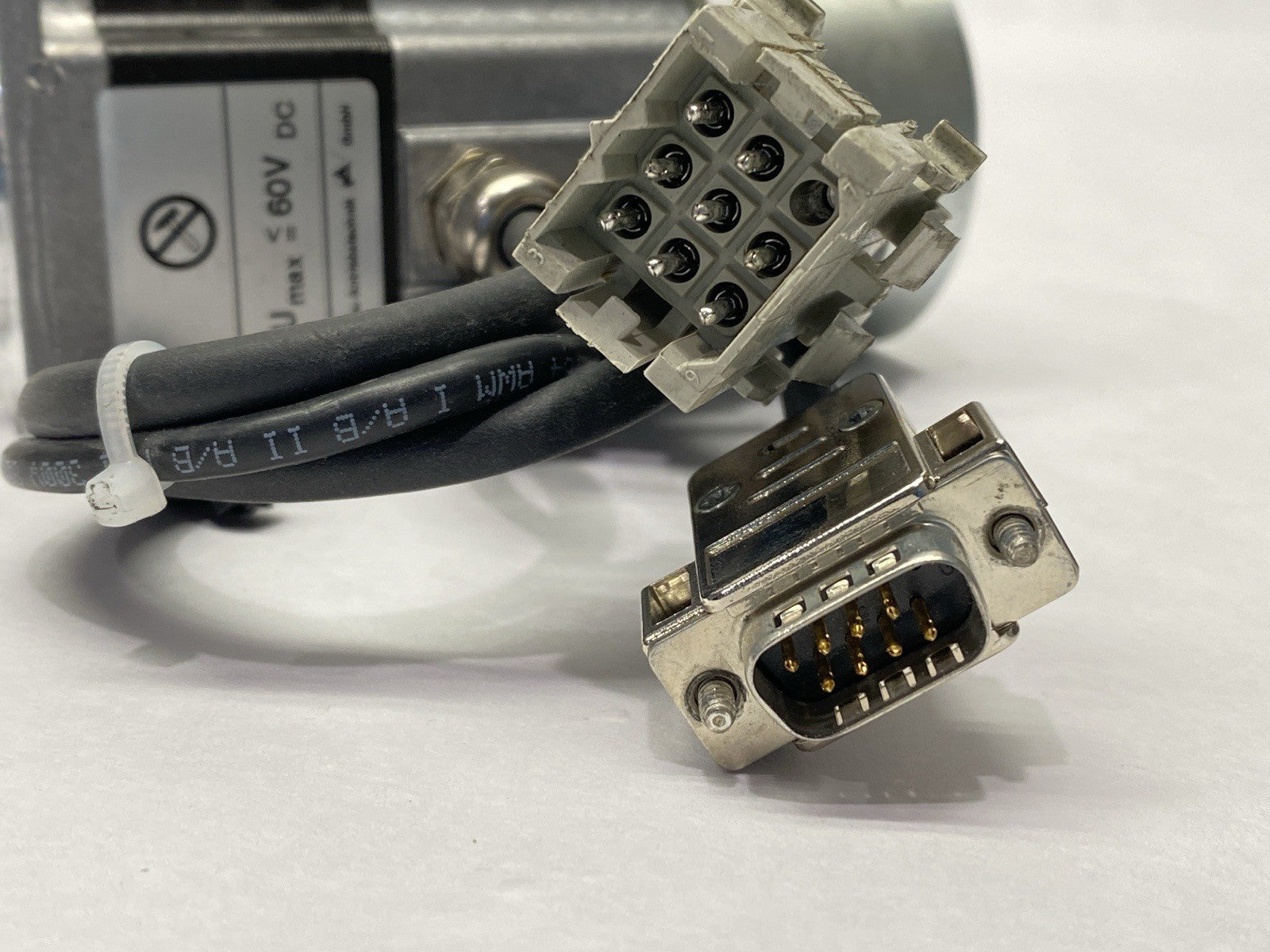 23S21-0560-815J7-55(30) | Jenaer Servo Motor 60VDC w/ 07.14 00.08.100-1257 - Used - Maverick Industrial Sales