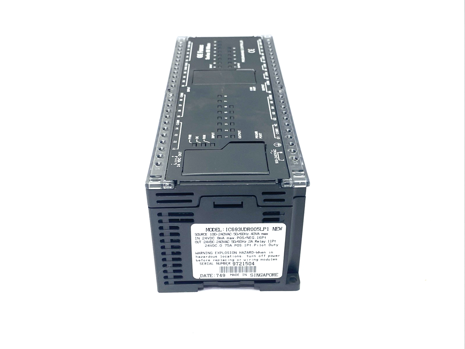IC693UDR005LP1 | GE Fanuc Series 90 Micro Programmable Controller - Used - Maverick Industrial Sales