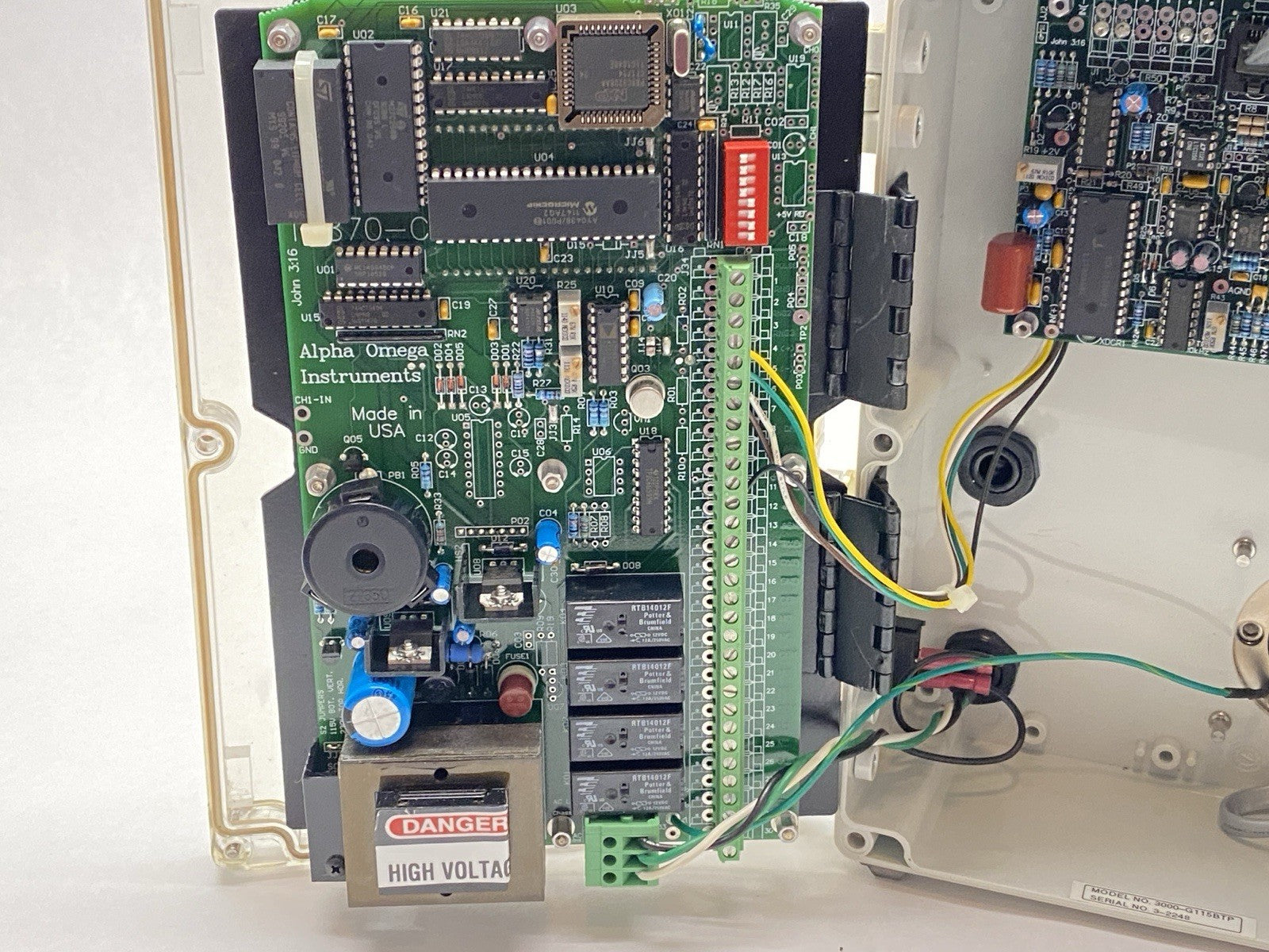 3000-G115BTP | Alpha Omega Instruments Series 3000 Trace Oxygen Analyzer 115VAC - For parts or not working - Maverick Industrial Sales