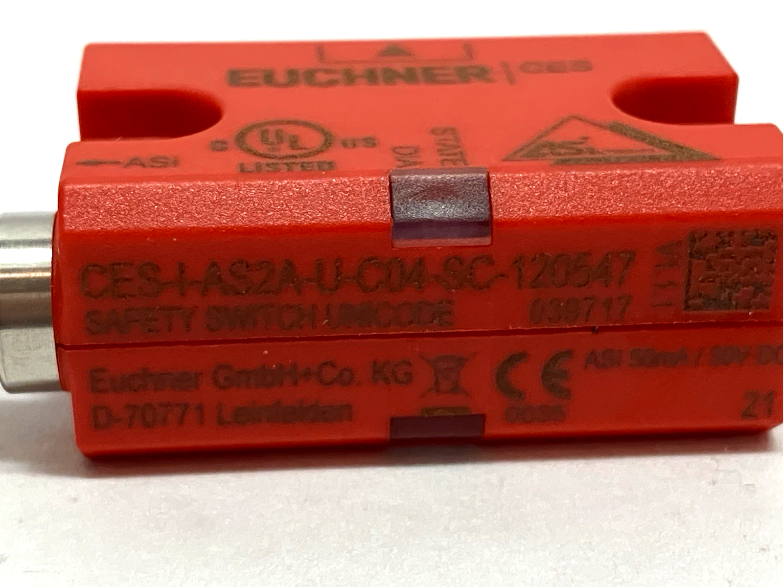 CES-I0AS2A-U-C04-SC-120547 | Euchner M8 CES Safety Switch - Used - Maverick Industrial Sales