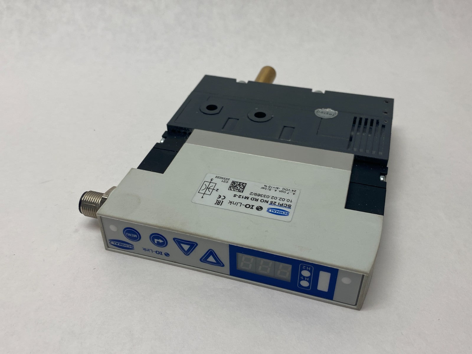 Schmalz SCPi 25 NO RD M12-5 Vacuum Ejector 10.02.02.03369/2 MISSING REAR HOUSE - Maverick Industrial Sales