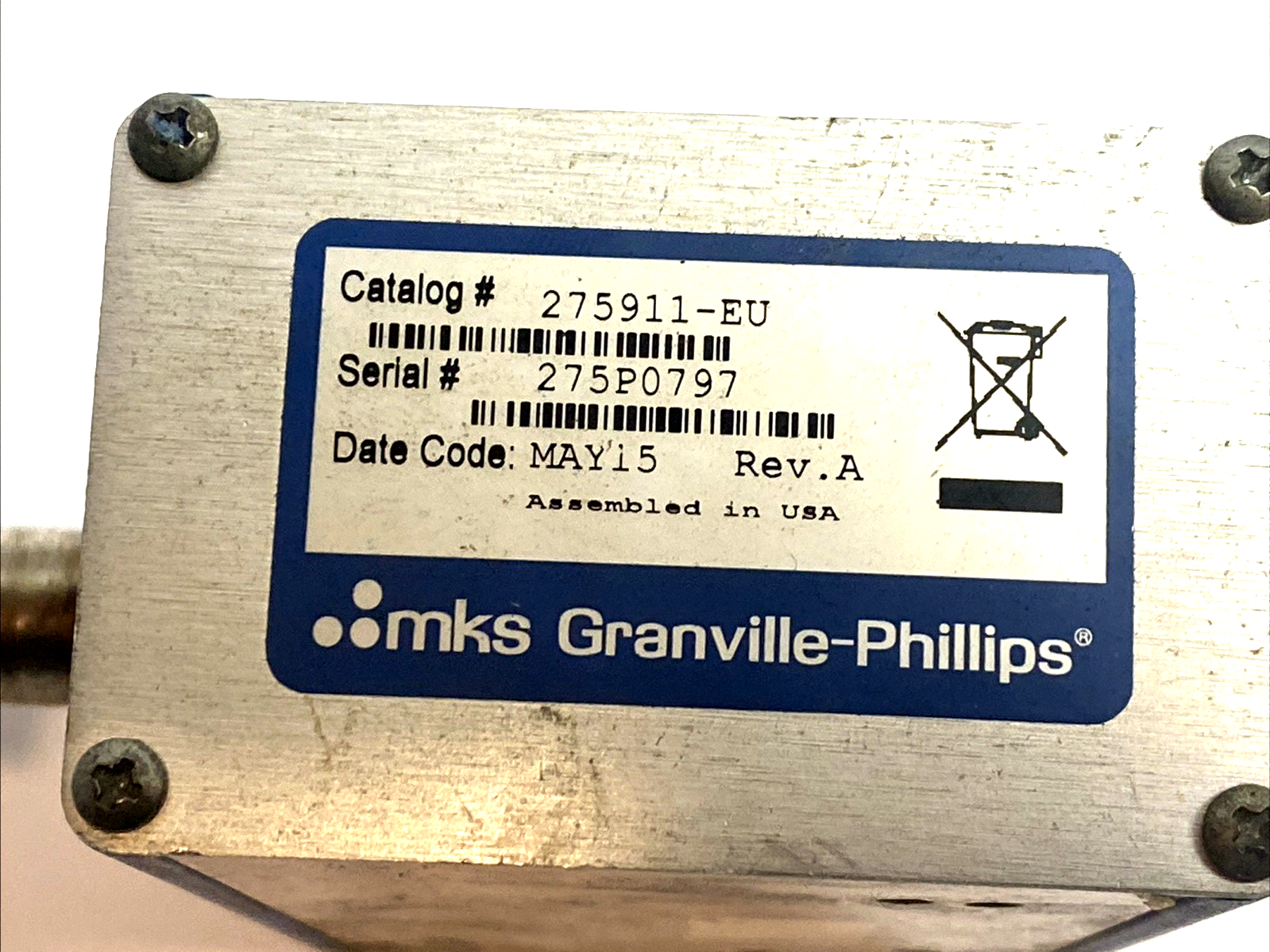 275911-EU | MKS Granville-Phillips Mini-Convectron Gauge 3-Digit Display REV A - For parts or not working - Maverick Industrial Sales