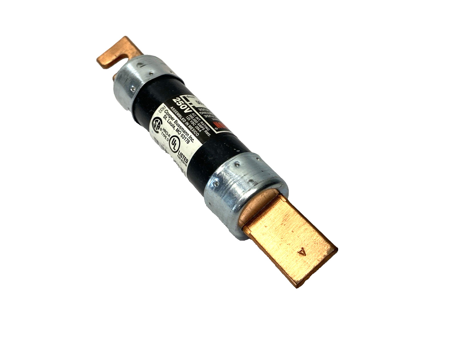 Bussmann Fusetron FRN-R-100 Time Delay Dual Element Fuse Class RK5 250V 100A - Maverick Industrial Sales