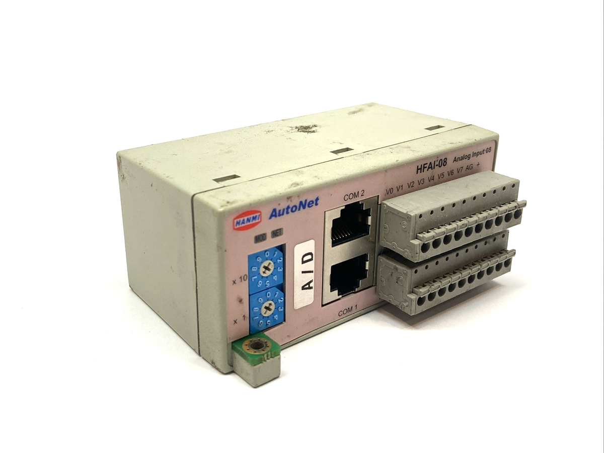 Hanmi HFAI-08 AutoNet Analog Input 08 Module - Maverick Industrial Sales