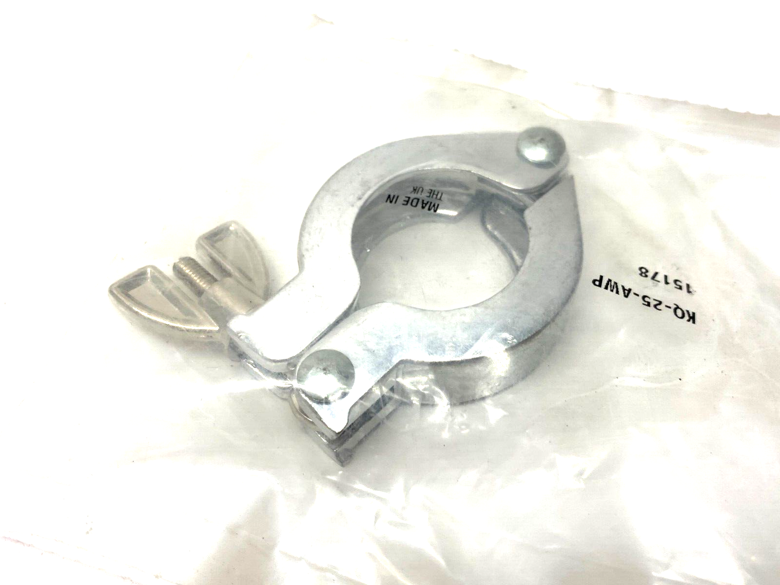 Agilent KQ25AWP Wing Nut Quick-Clamp NW25 Metallic FInish - Maverick Industrial Sales
