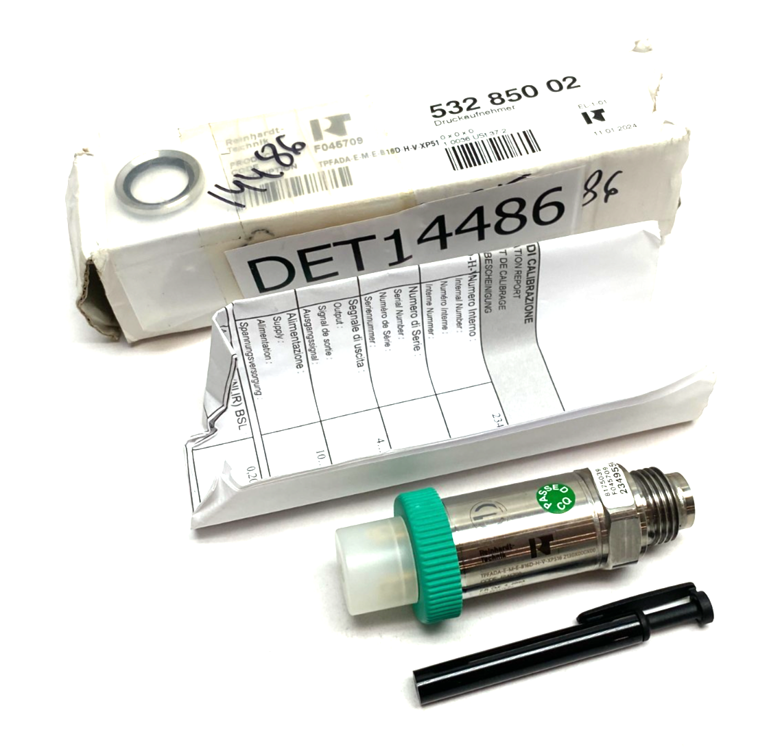 Reinhardt-Technik TPFADA-E-M-E-B16D-H-V-XP51 Pressure Transmitter F045709 - Maverick Industrial Sales