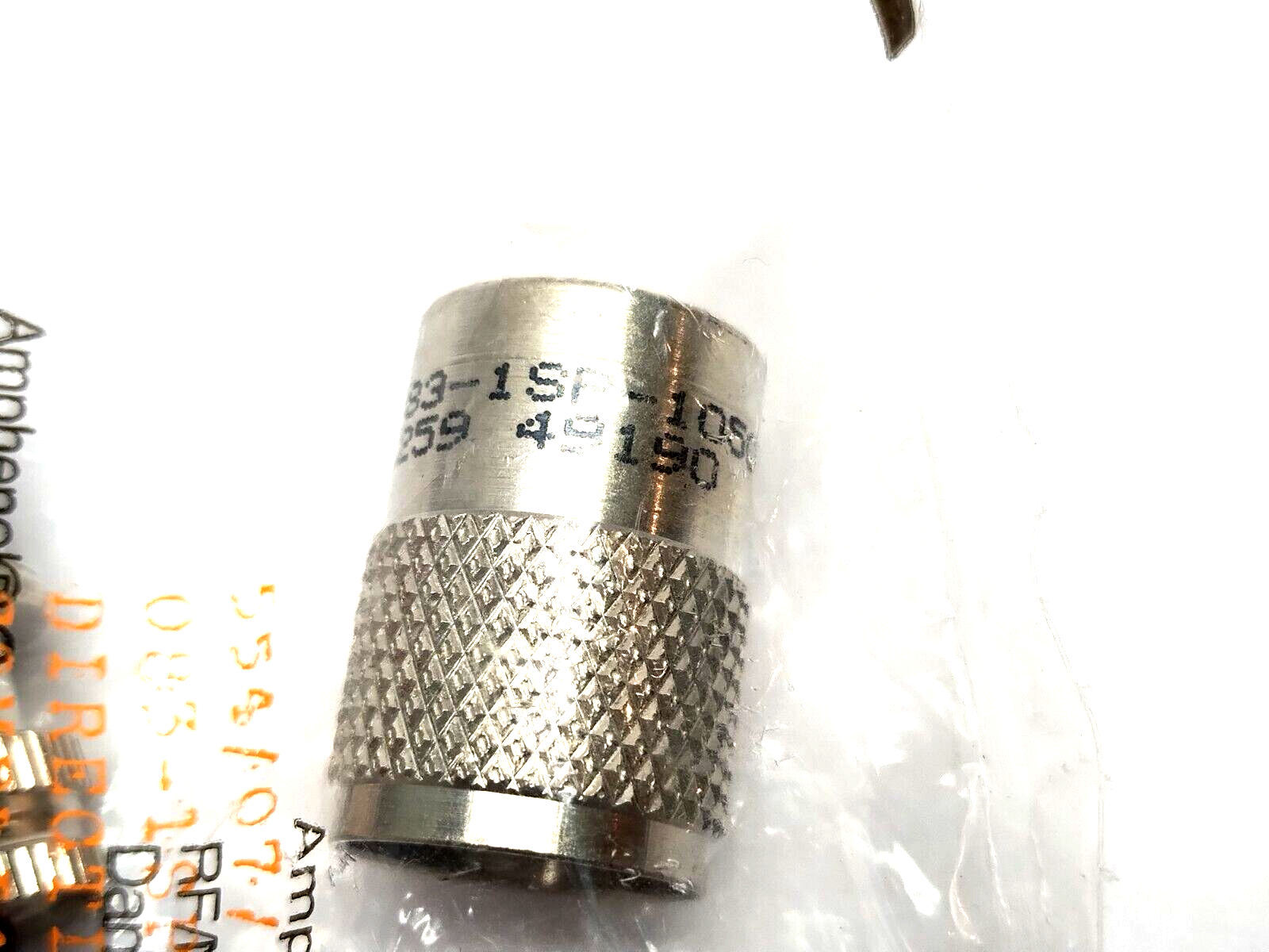 Amphenol 083-1SP-1050 RF UHF Connector Straight Solder Plug 50 Ohm - Maverick Industrial Sales