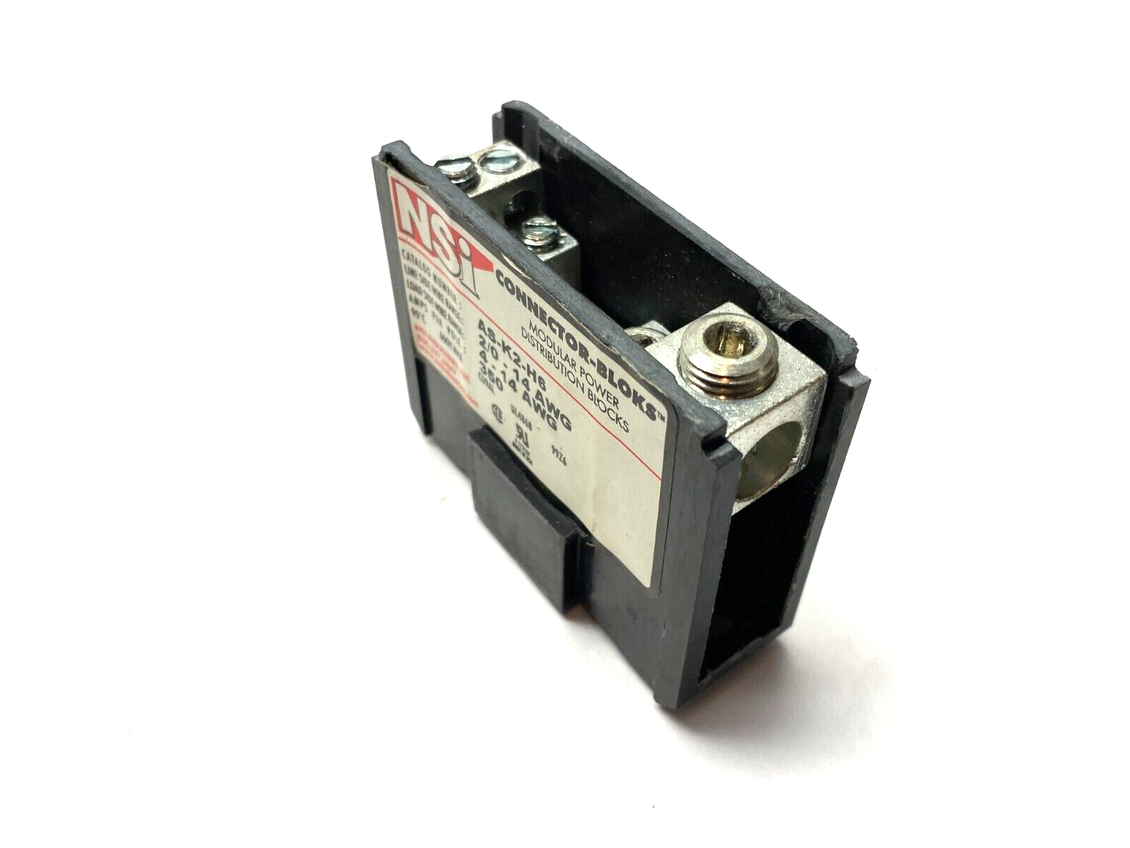 NSi AS-K2-H6 Connector-Bloks Modular Power Distribution Block - Maverick Industrial Sales