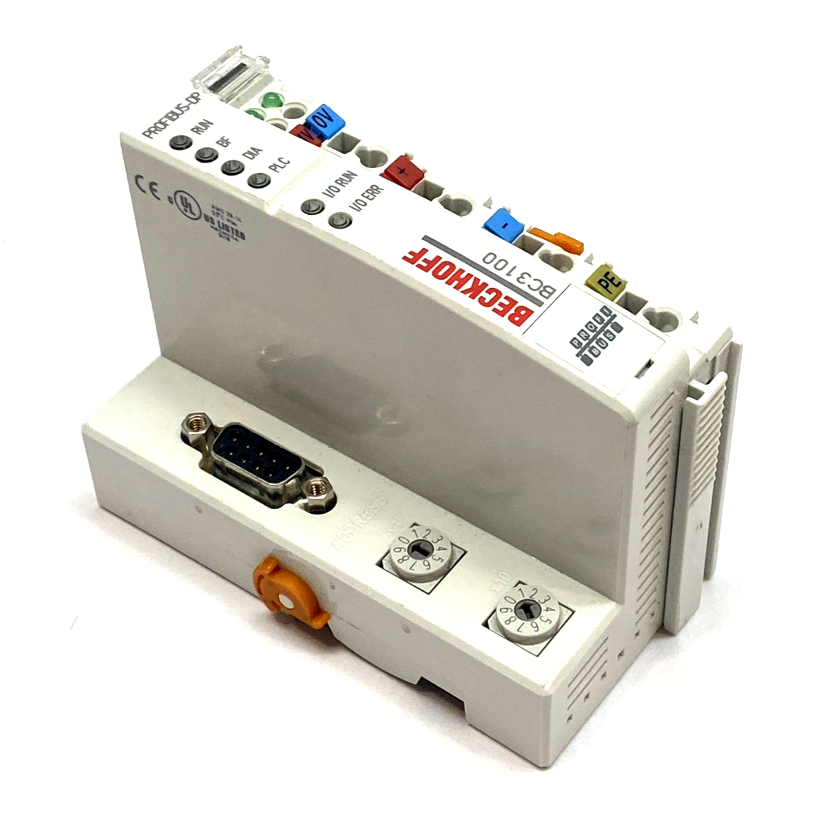 Beckhoff BC3100 PROFIBUS Bus Terminal Controller, integrated PLC, Fieldbus Inte. - Maverick Industrial Sales