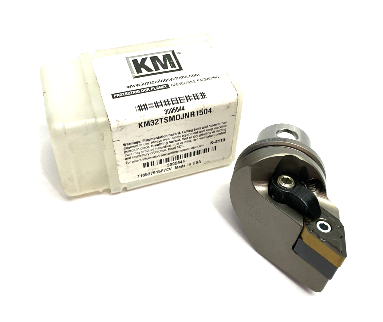 3095644 | Kennametal Kenloc™ MDJN 93° Cutting Units (M-Clamping) KM32TSMDJNR1504 - New – Open box - Maverick Industrial Sales