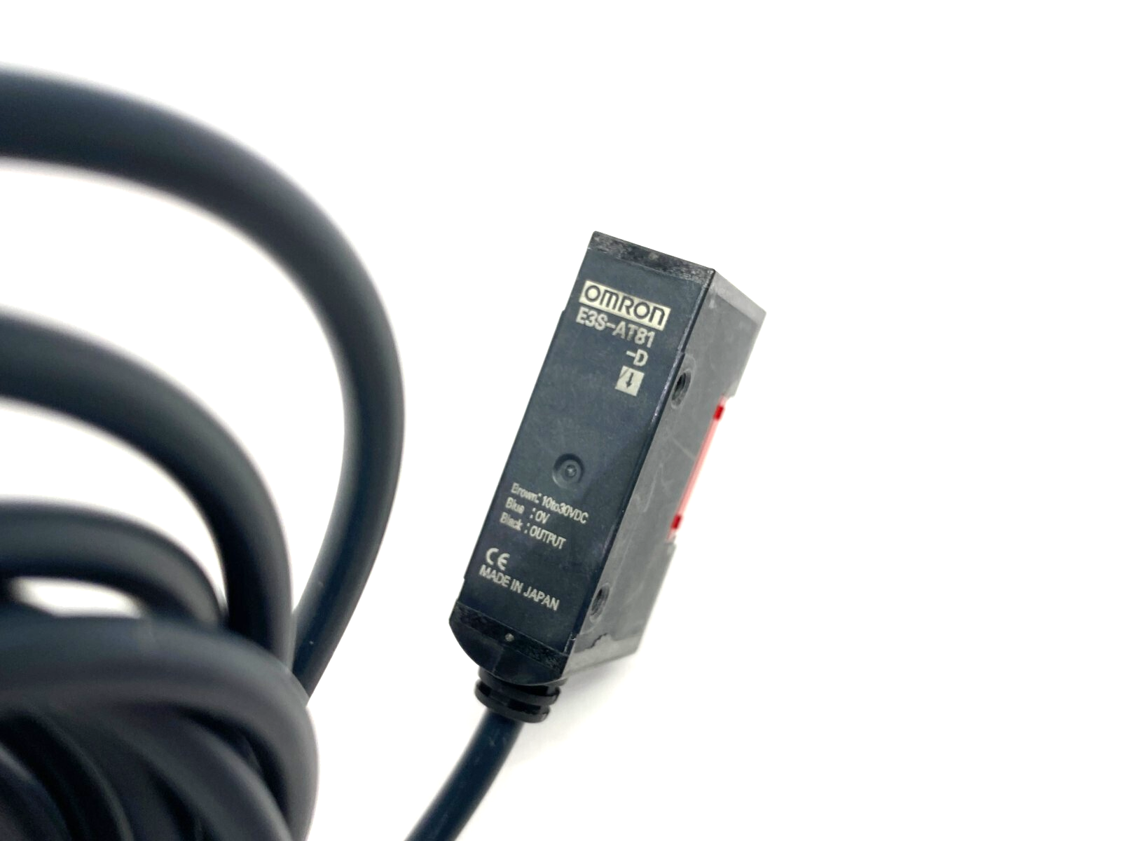 Omron E3S-AT81-D Through-Beam Photoelectric Sensor w/ Built in Amplifier - Maverick Industrial Sales