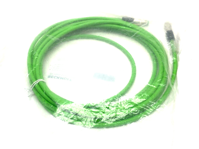 Beckhoff ZK1090-3131-0040 EtherCAT Double Ended Cordset M8 Male to M8 Male 4m - Maverick Industrial Sales