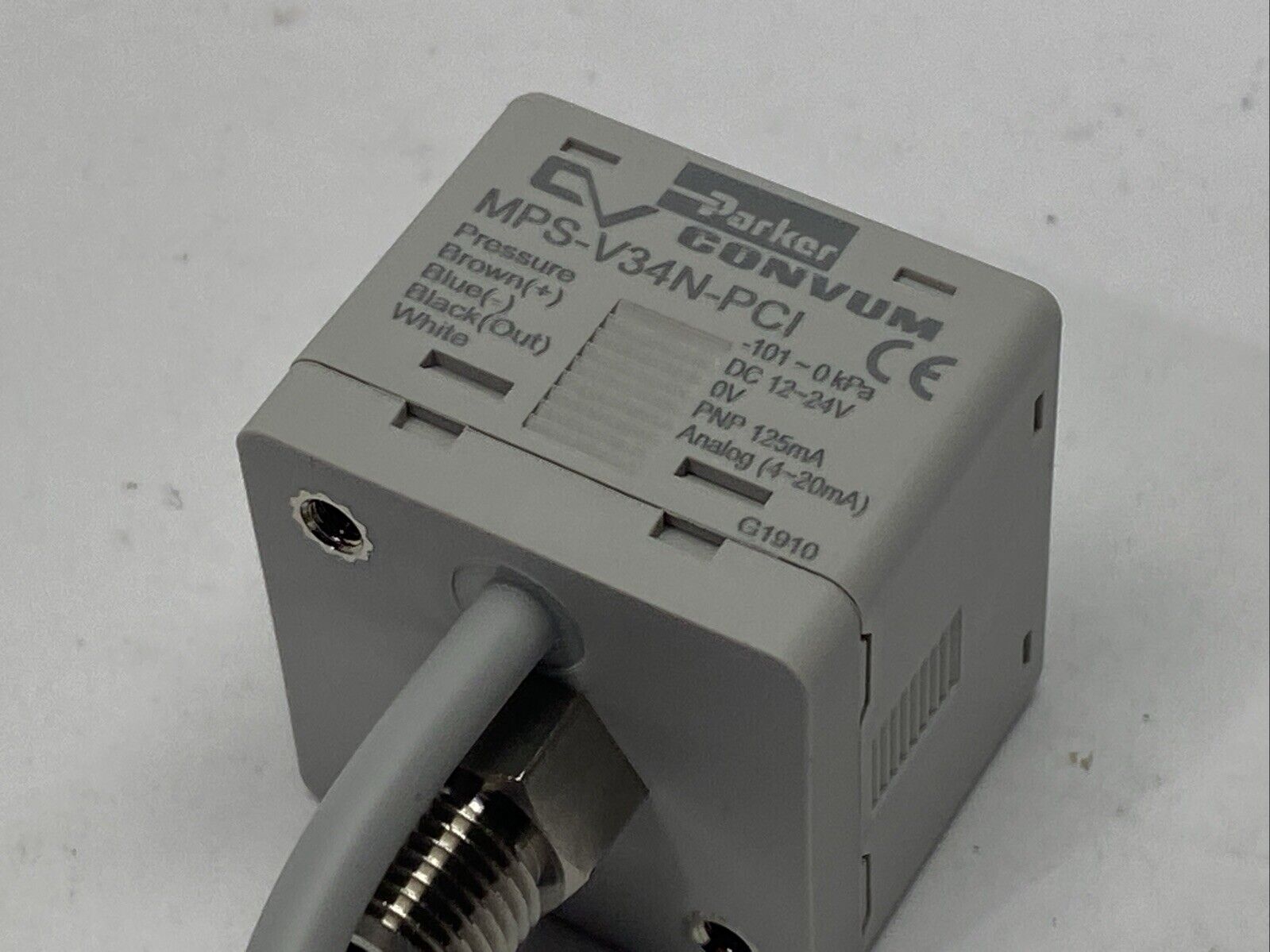 Parker MPS-V34N-PCI Pneumatic Pressure Sensor 12-24VDC - Maverick Industrial Sales