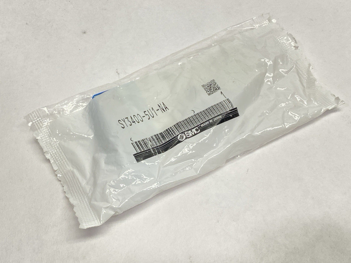 SMC SY3400-5U1-NA Pneumatic Solenoid Valve 5-Port 24VDC - Maverick Industrial Sales