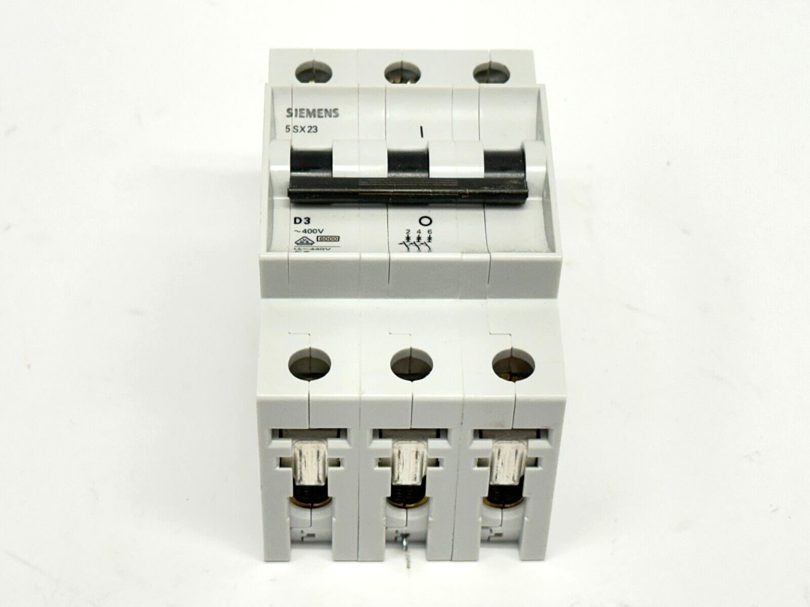 Siemens 5SX23-D3 Circuit Breaker 3A 400V 3-Pole - Maverick Industrial Sales