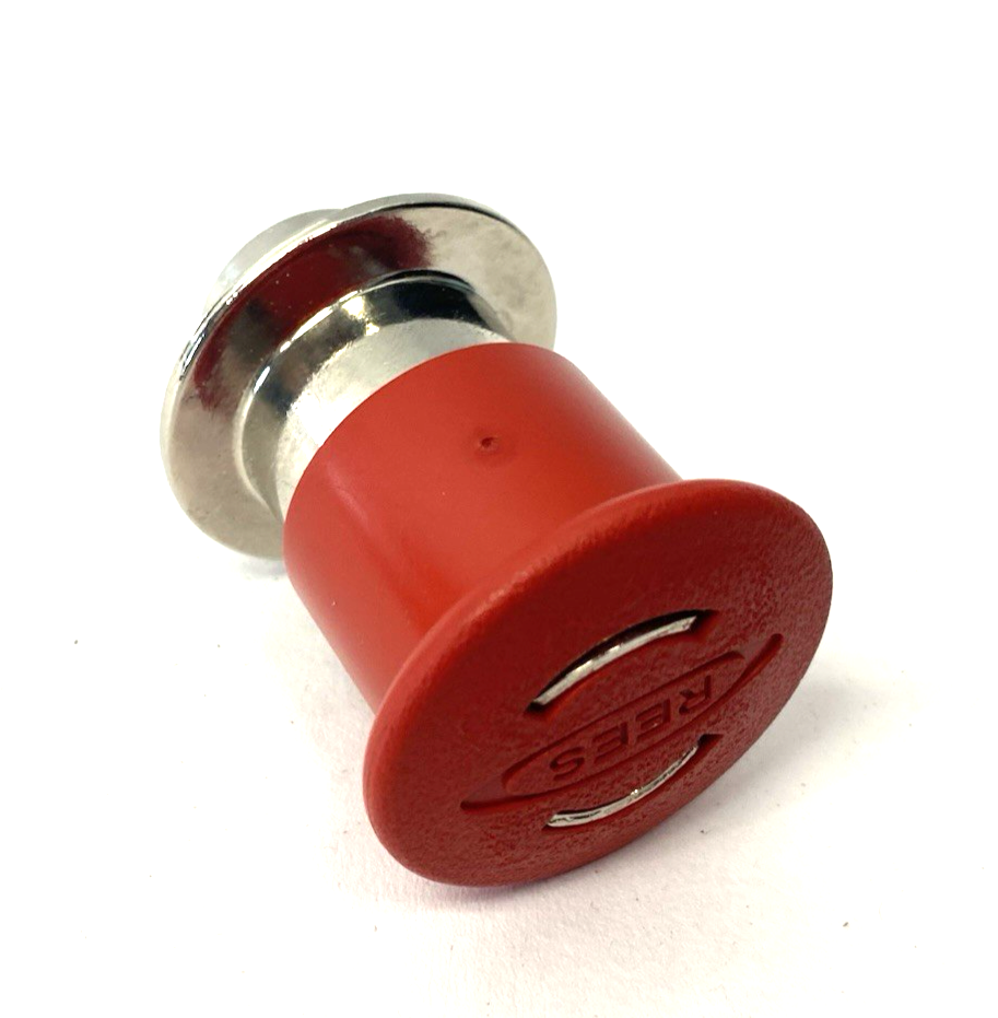 22102-102 | Rees Lockable Maintained E-Stop Operator Pushbutton, BUTTON ONLY - New – Open box - Maverick Industrial Sales