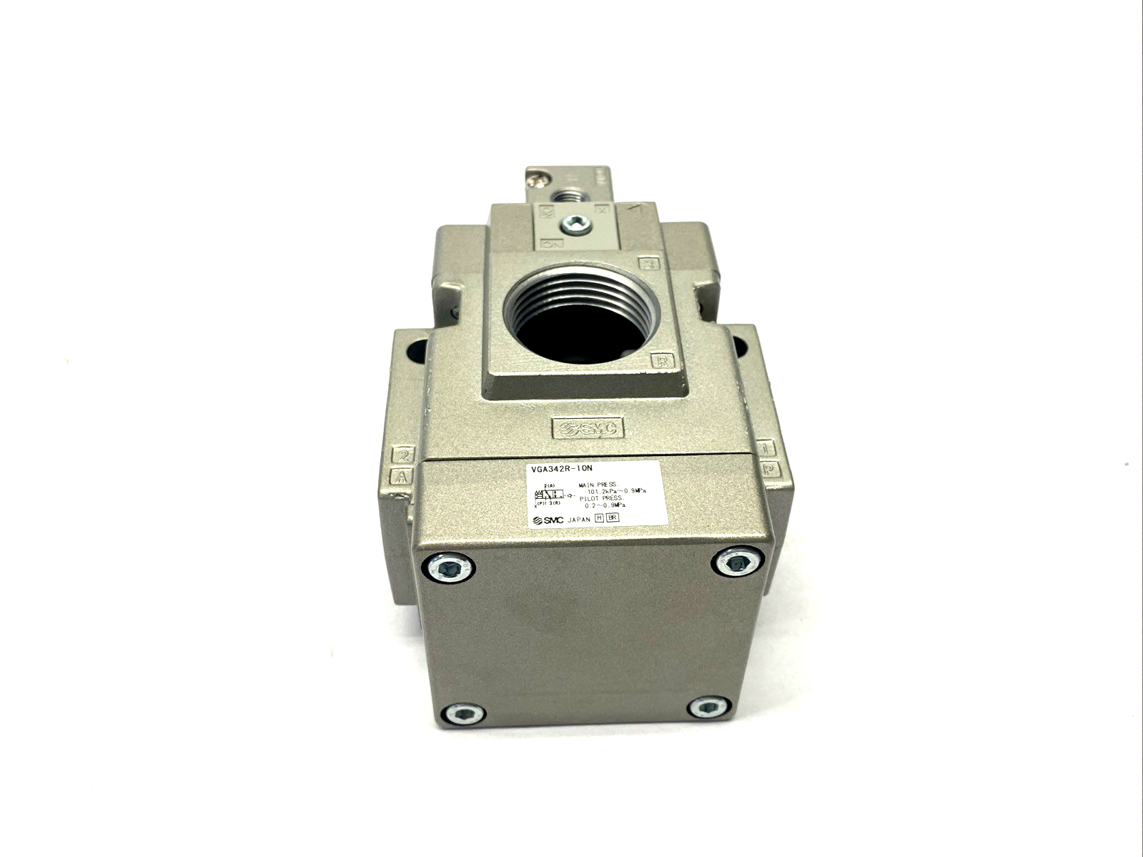 SMC VGA342R-10N 3-Port Air Operated External Pilot Valve 1" NPT - Maverick Industrial Sales
