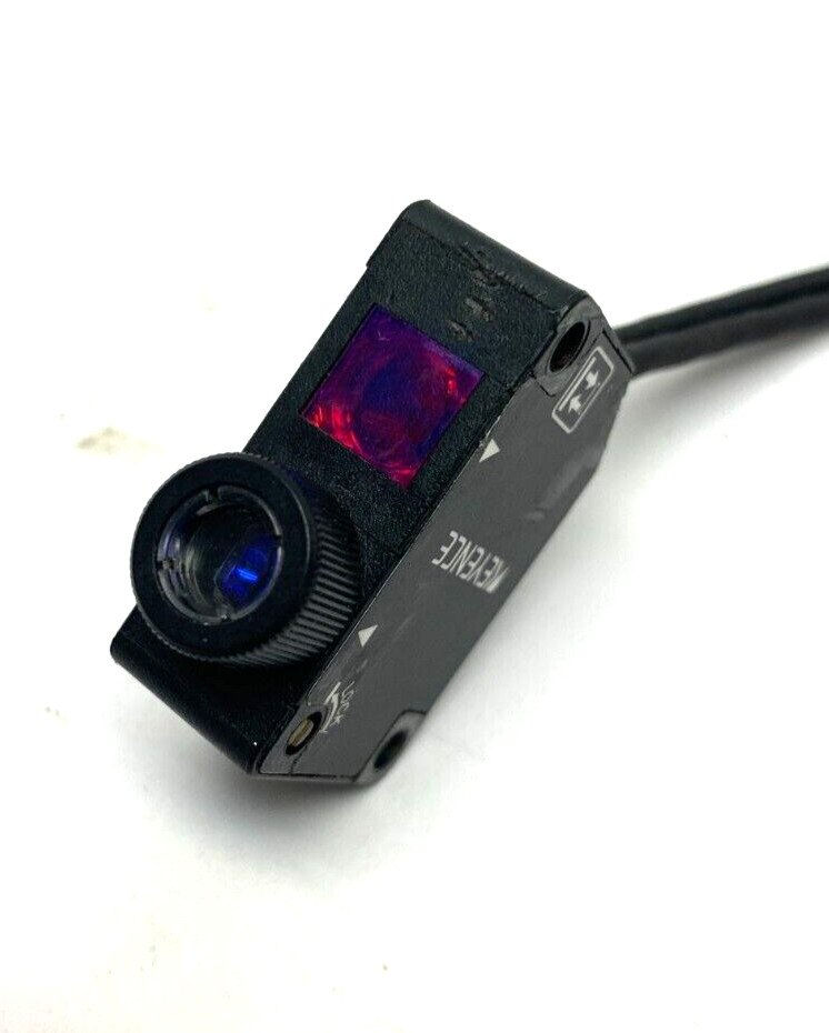 LV-N11CP, LV-NH32 | Keyence LV-N11CP Laser Sensor Amplifier Main Unit w/ LV-NH32 Laser Sensor Head - Used - Maverick Industrial Sales