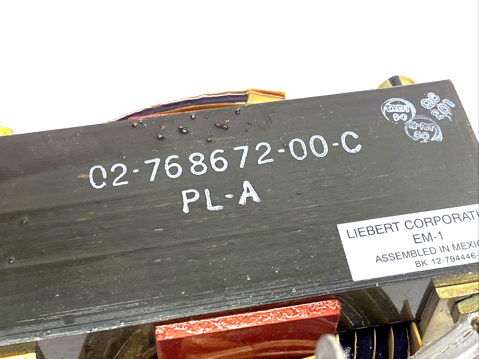 02-768672-00-C,EM-1,PL-1 | Liebert 02-768672-00-C Line Transformer, EM-1, PL-1 - Used - Maverick Industrial Sales