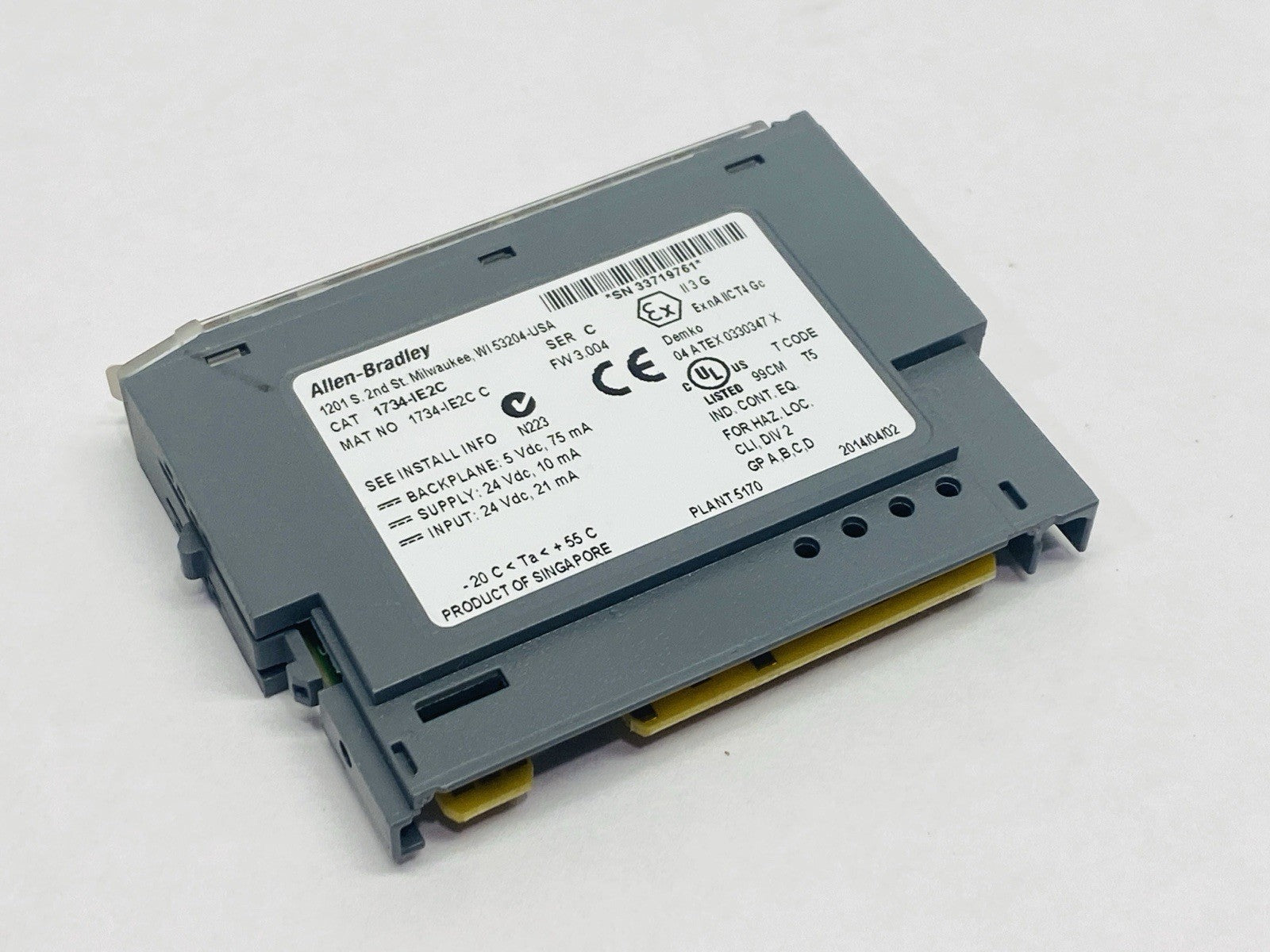 Allen Bradley 1734-IE2C Ser C POINT I/O 2-Point Analog Input Module - Maverick Industrial Sales