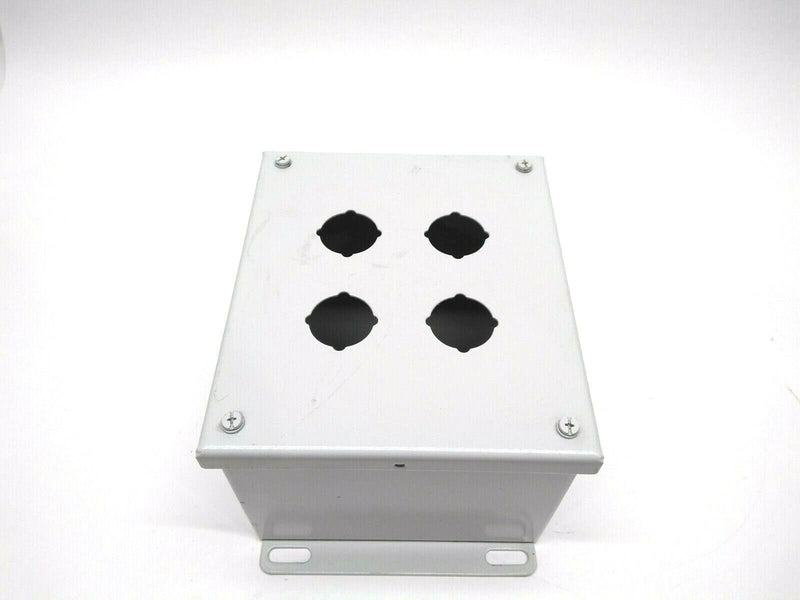 Saginaw Enclosure SCE-4SPBX 4 Hole Enclosure 2X2 7.25" X 6.25" X 4.75" - Maverick Industrial Sales