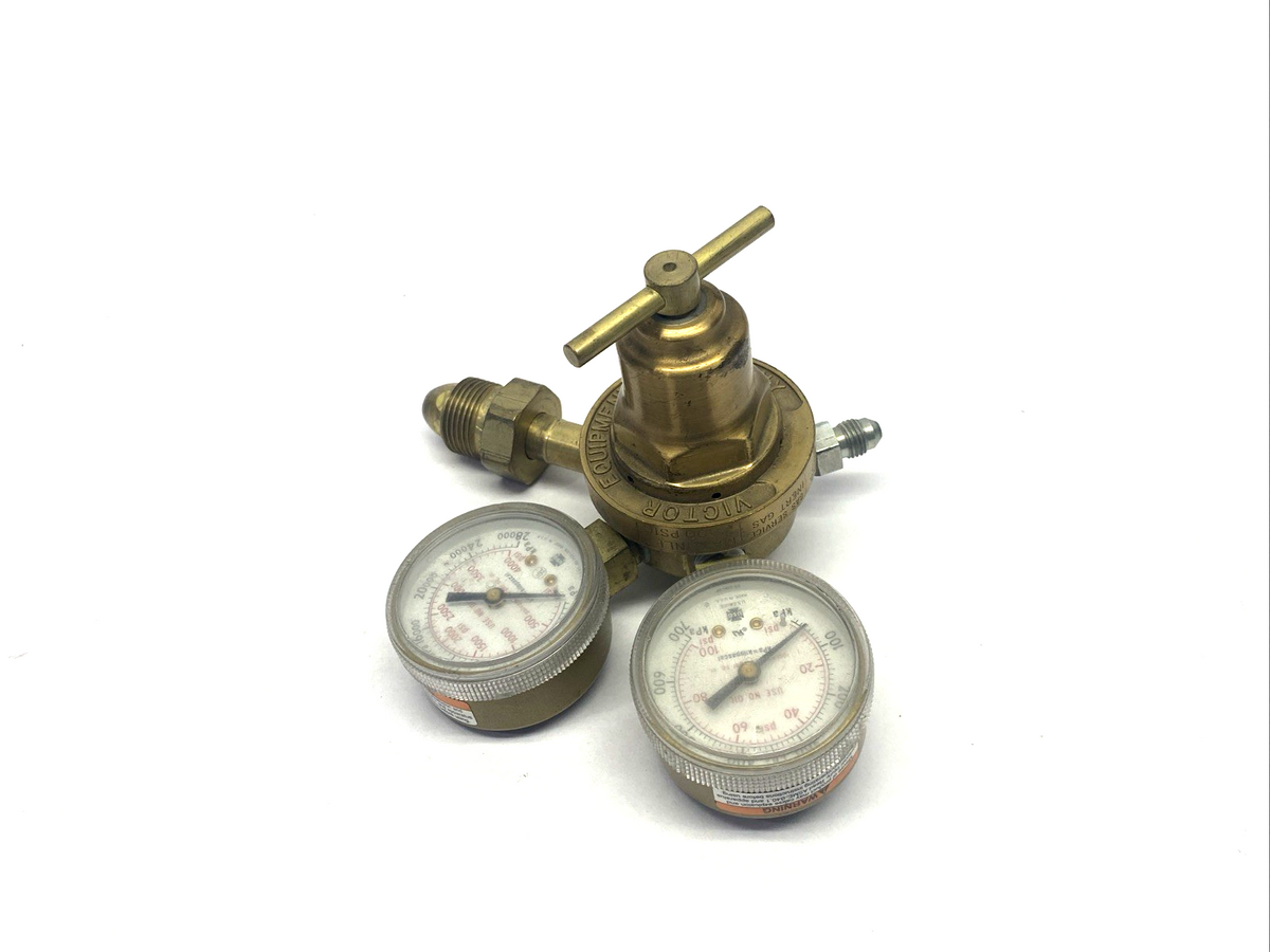 Victor SR250C-580 Regulator 0-100psi 0-4000psi CGA 850 7-0287 - Maverick Industrial Sales