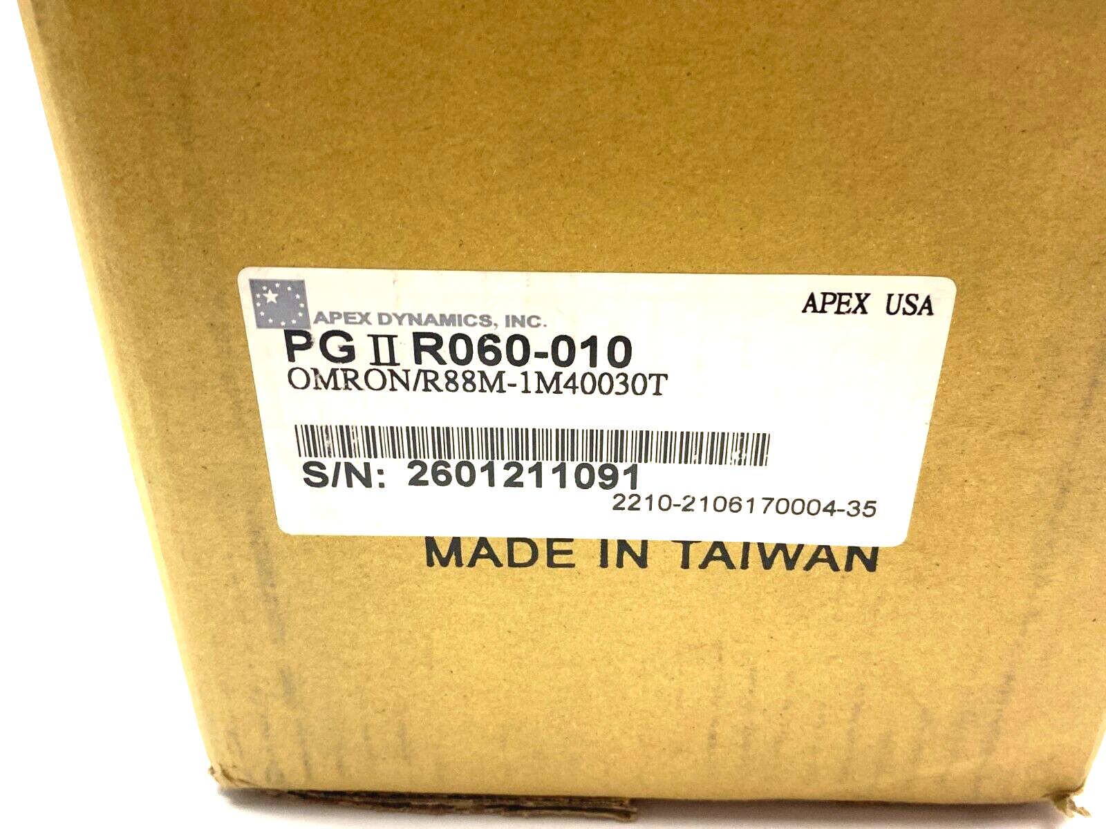 Apex Dynamics PGII-R060-010 High-Precision Right Angle Gearbox 10: 1 Ratio - Maverick Industrial Sales