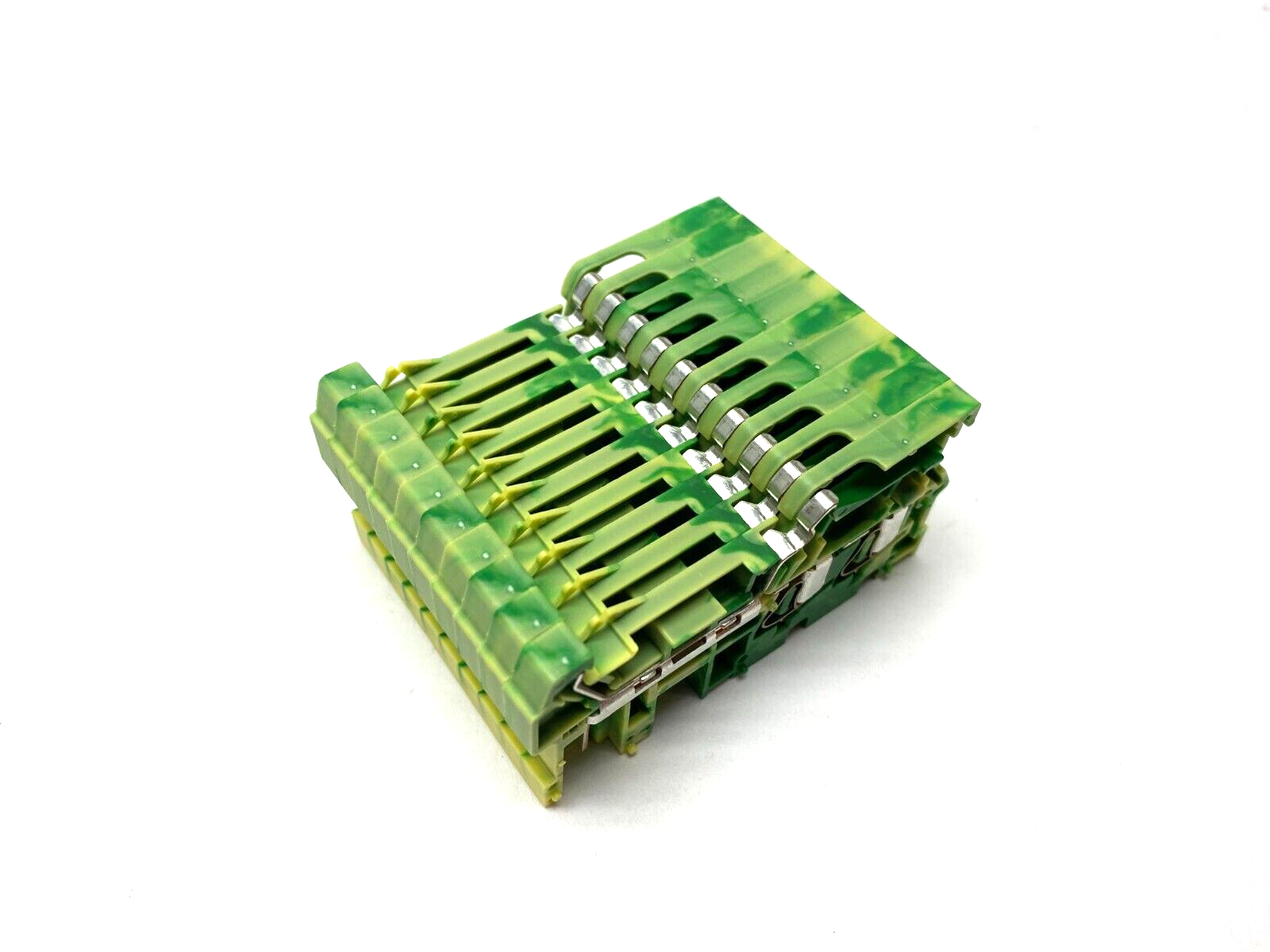 Wago 769-257 CAGE-CLAMP Ground Carrier Terminal Block 4mm 2-Cond/1-Pin PKG OF 10 - Maverick Industrial Sales