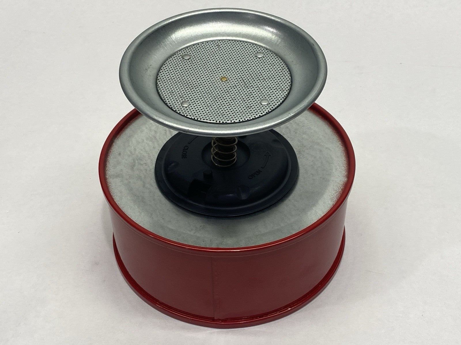 Justrite 10108 Plunger Can 1QT Red - Maverick Industrial Sales