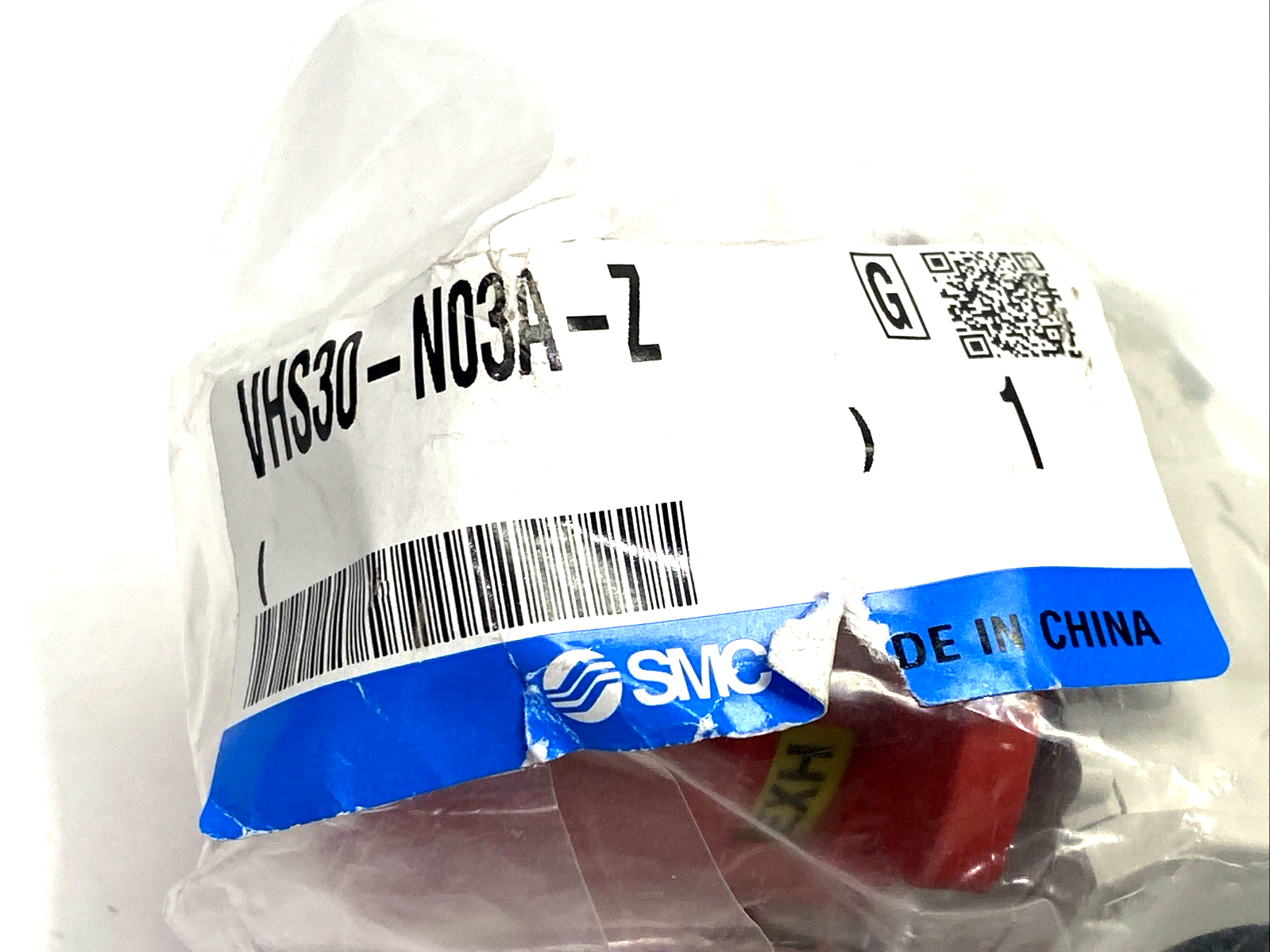 SMC VHS30-N03A-Z 3-Port Manual Pneumatic Lockout Valve 3/8" NPT - Maverick Industrial Sales