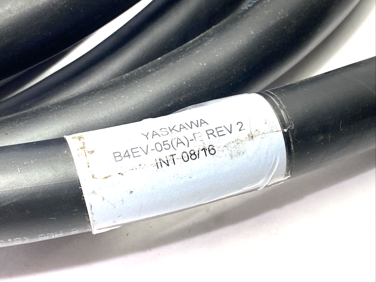 Yaskawa B4EV-05(A)-E REV 2 Servo Motor Main Circuit Power Cable 5m 6809 - Maverick Industrial Sales