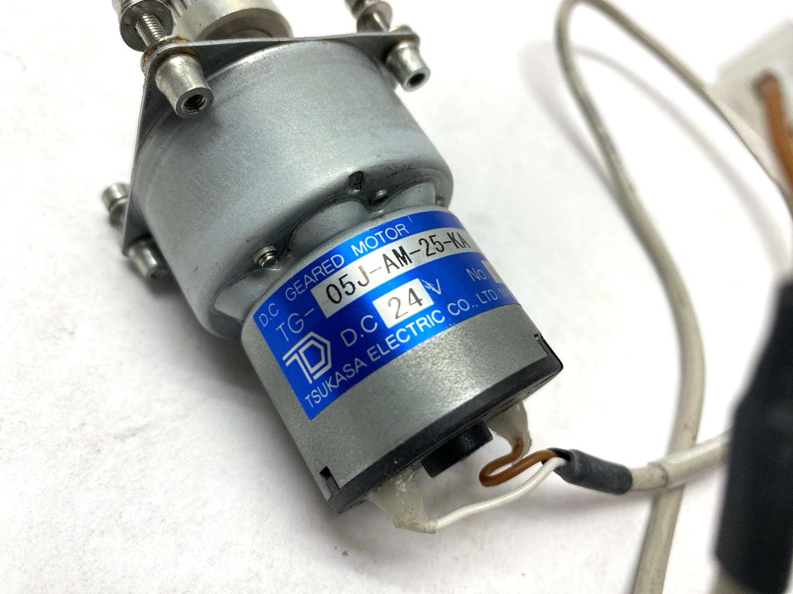 TSUKASA Electric TG-05J-AM-25-KA 24V Motor IA-MJ32 S02-82775 - Used - Maverick Industrial Sales