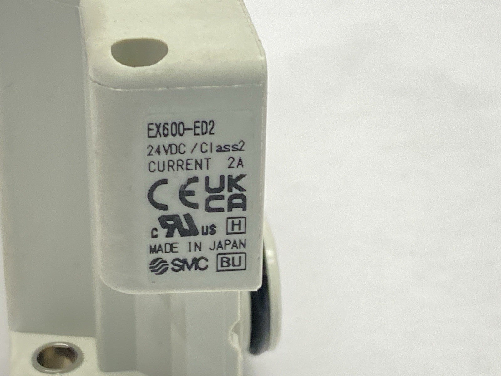 SMC EX600-ED2 Serial Interface End Plate Unit M12 5-Pin D-Side - Maverick Industrial Sales