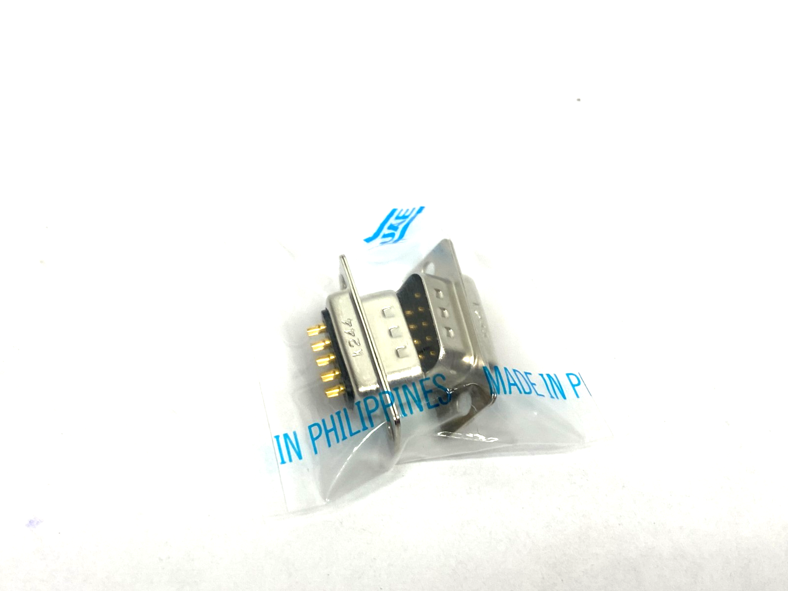 JAE K244 Multi-Pin Cable Connector 9-Pin PKG OF 2 - Maverick Industrial Sales