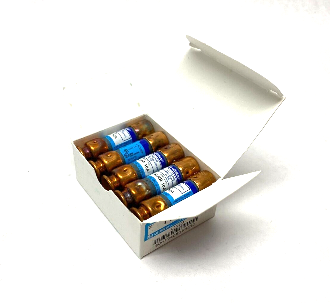 Littelfuse FLNR010 Time Delay Cartridge Fuse Class RK5 250V 10A BOX OF 10 - Maverick Industrial Sales