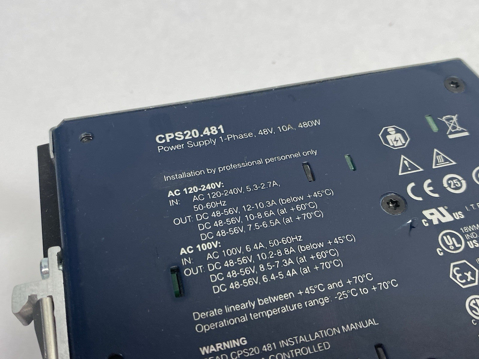 CPS20.481 | Puls Single Phase Power Supply 10A 48V - Used - Maverick Industrial Sales