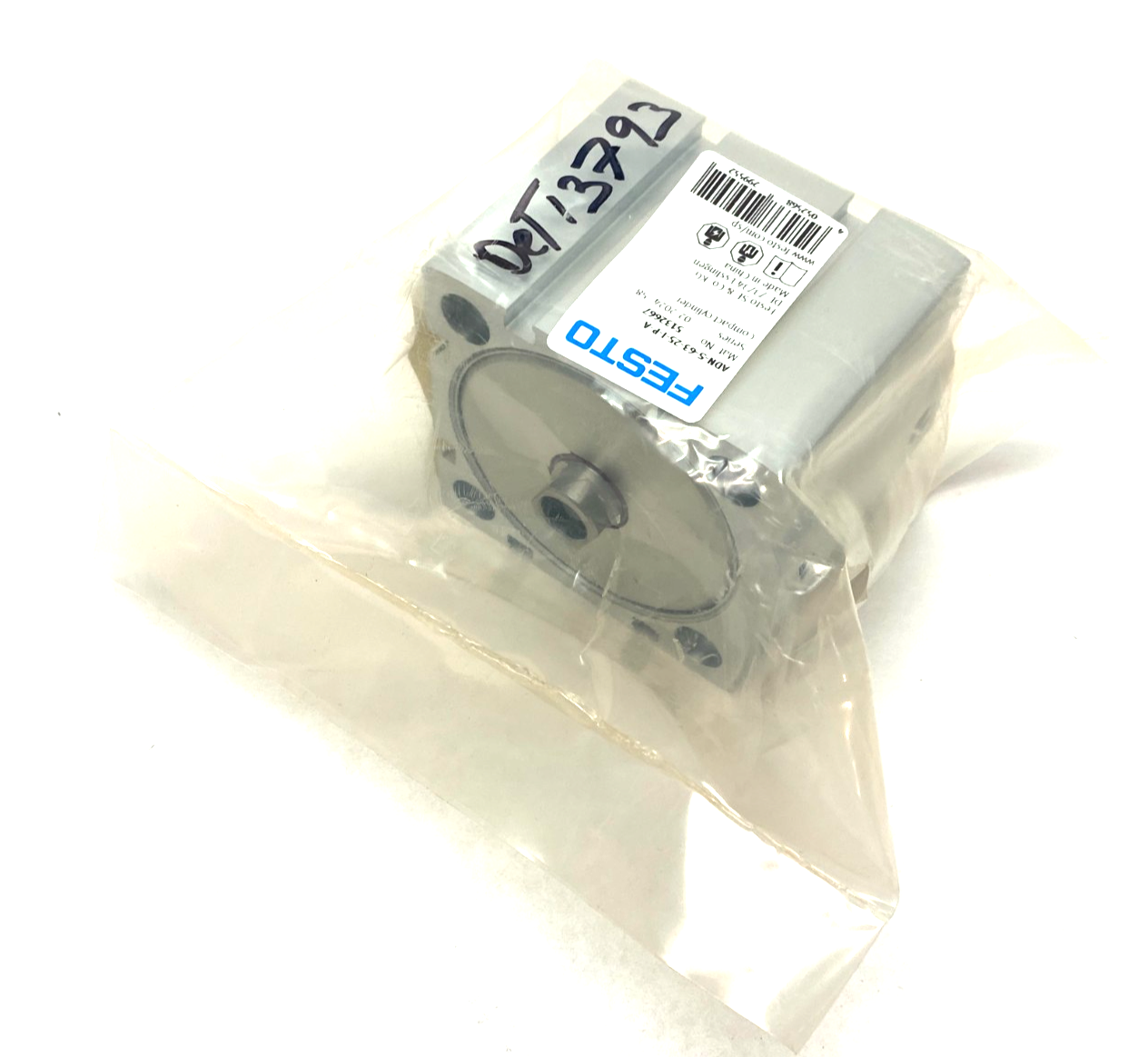 Festo ADN-S-63-25-I-P-A Compact Cylinder 25mm Stroke 63mm Bore 5132667 - Maverick Industrial Sales