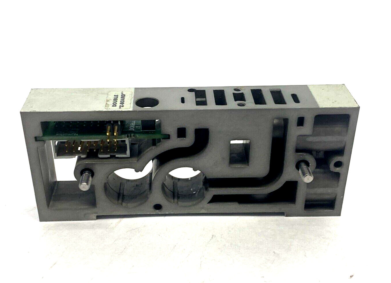 Numatics 256-743 Rev. C Double ZR Z-Board Manifold Base/Mounting Block - Maverick Industrial Sales